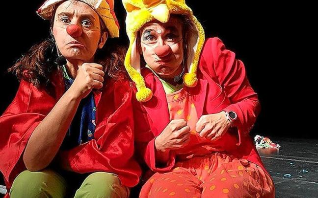 Las payasas Monda eta Lironda protagonizarán la primera actuación la tarde del viernes.