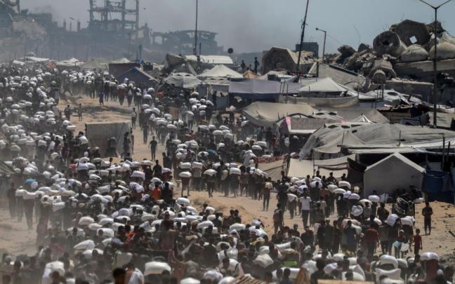 Gaza durante este miércoles