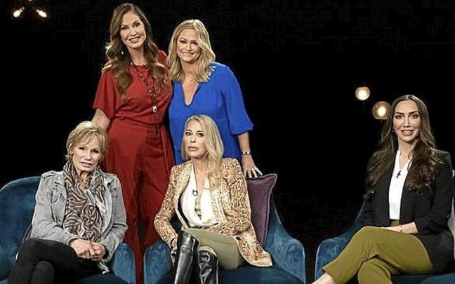 Foto de antiguas ‘playmates’ que dan testimonio en la serie.