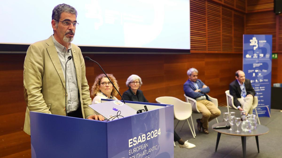 El alcalde de Donostia, Eneko Goia, en el congreso celebrado en el Kursaal