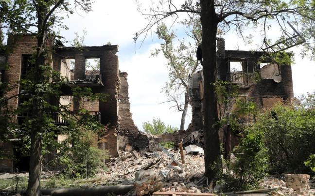 Edificios destruidos en Ucrania por bombardeos rusos. / EP Edificios destruidos en Ucrania por bombardeos rusos.
