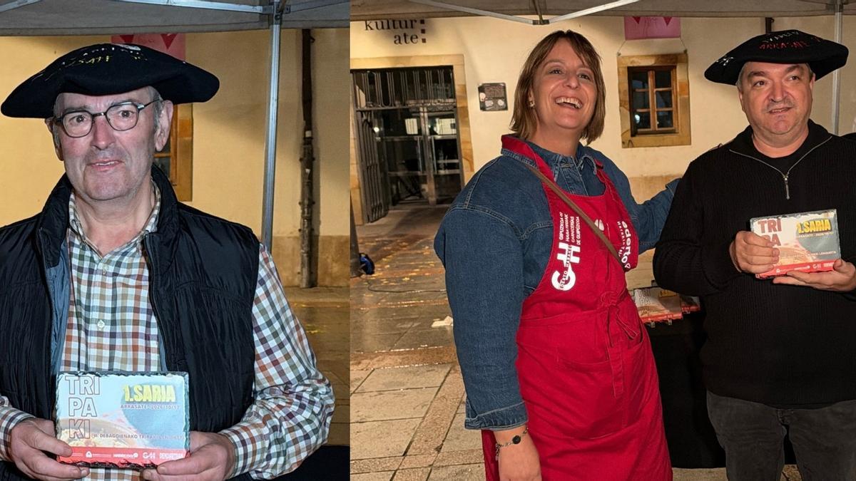 Joxe Ramon Otamendi y Bittor Gallastegi se calzaron la txapela de los concurso de callos.