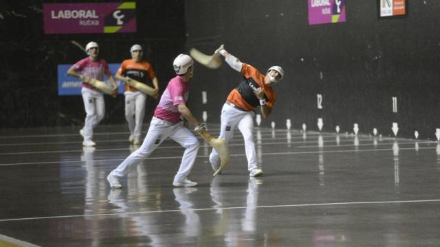 En imágenes: Olharan-Gorka superan a Erkiaga-Ibarluzea en el Winter Series.
