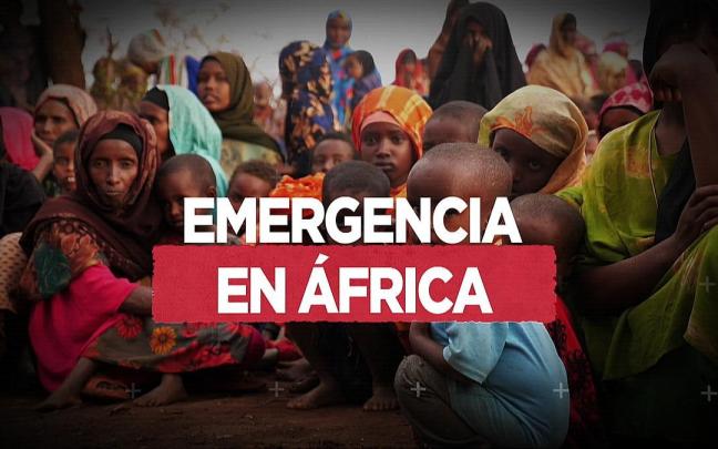Cartel anunciador de los reportajes ‘Emergencia en África’.