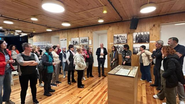 La exposición 'Odisea 1937' fue inaugurada la tarde del miércoles en la casa de cultura Kotxepin de Lemoa / Ayuntamiento de Lemoa La exposición 'Odisea 1937' fue inaugurada la tarde del miércoles en la casa de cultura Kotxepin de Lemoa