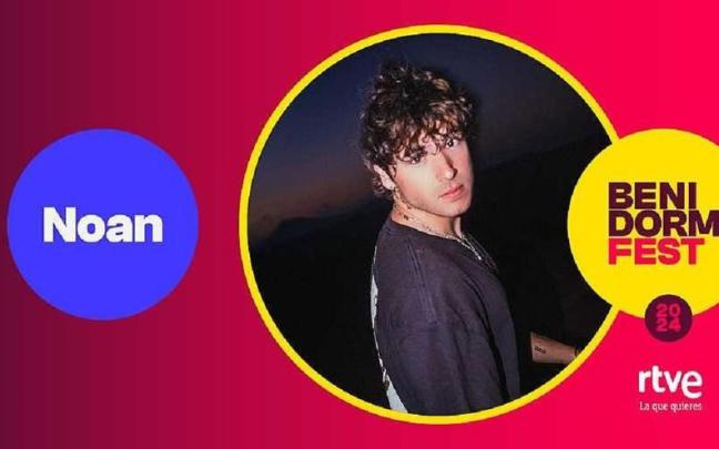 Imagen promocional de Noan, el artista nacido en Zarautz participante en el Benidorm Fest.