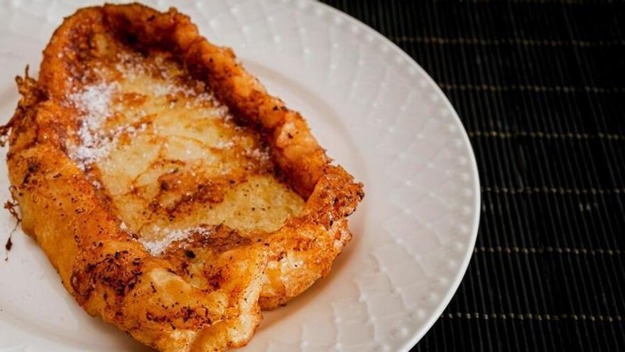Torrija recién hecha.