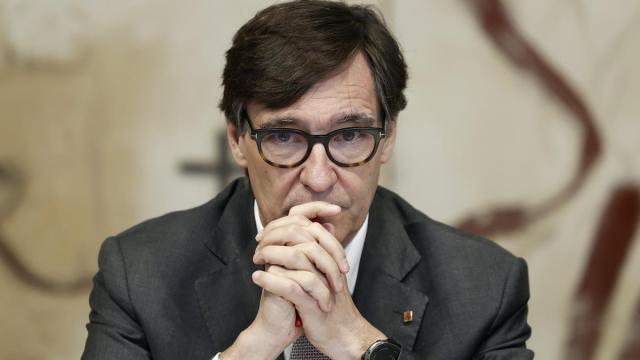 El president de la Generalitat, Salvador Illa, durante la reunión semanal del Govern.