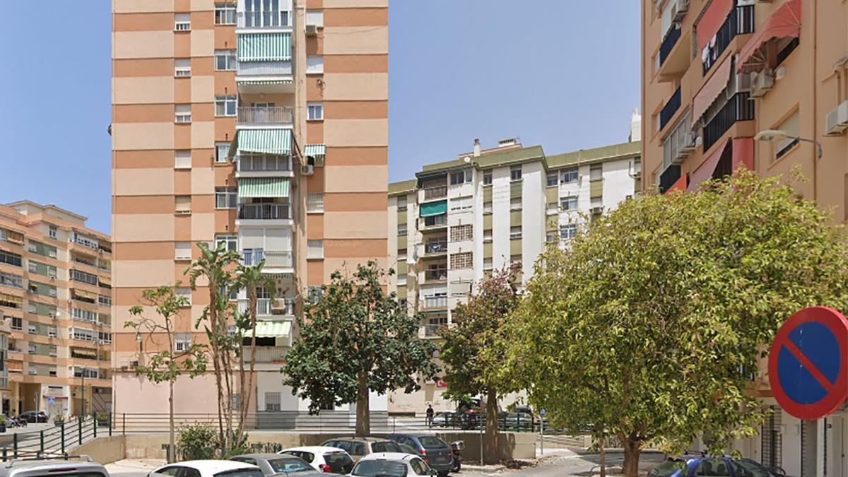 Imagen de la zona en Málaga donde se ha producido el suceso.