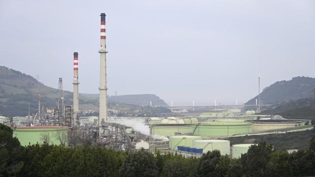 Imagen de la refinería de Petronor en la localidad de Muskiz.