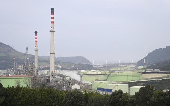 Imagen de la refinería de Petronor en la localidad de Muskiz.