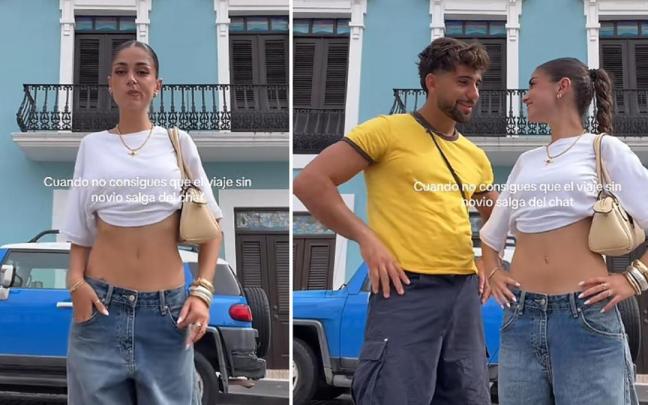 Alejandra Díaz planeó un viaje con sus amigas a Puerto Rico... y se encontró a su novio.