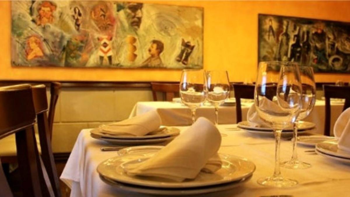 Interior del asador 'El Abra' en Portugalete