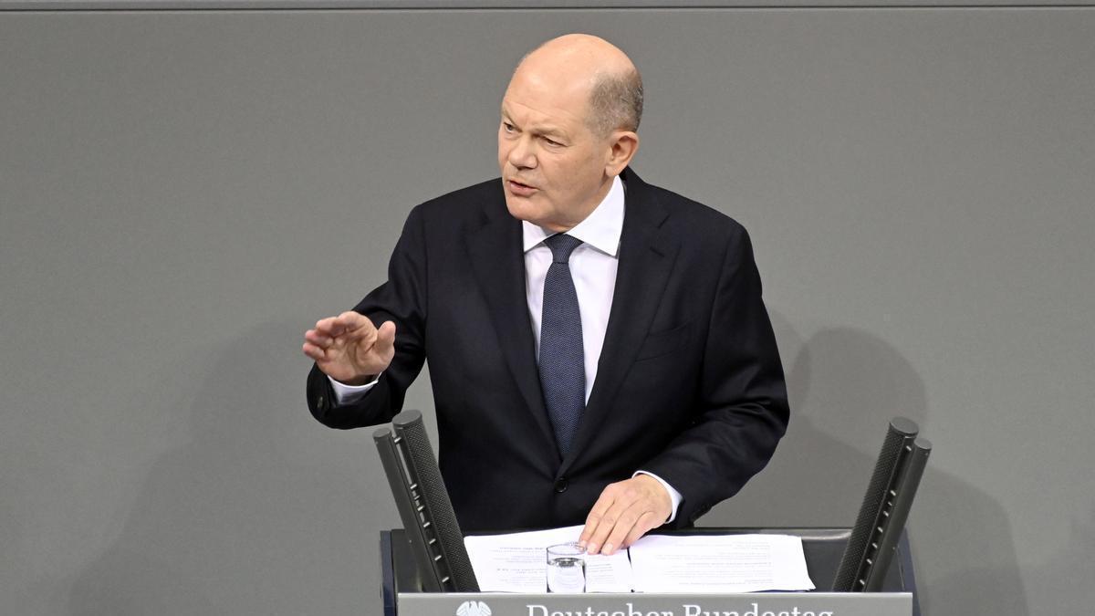 El canciller de Alemania, Olaf Scholz