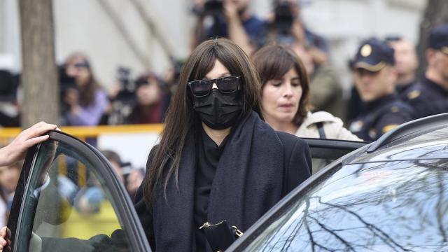 La expareja de Ábalos, Jéssica Rodríguez, a su salida del Tribunal Supremo.