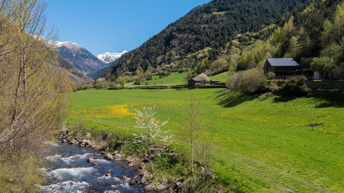 Vista de los alrededores de Ordino.