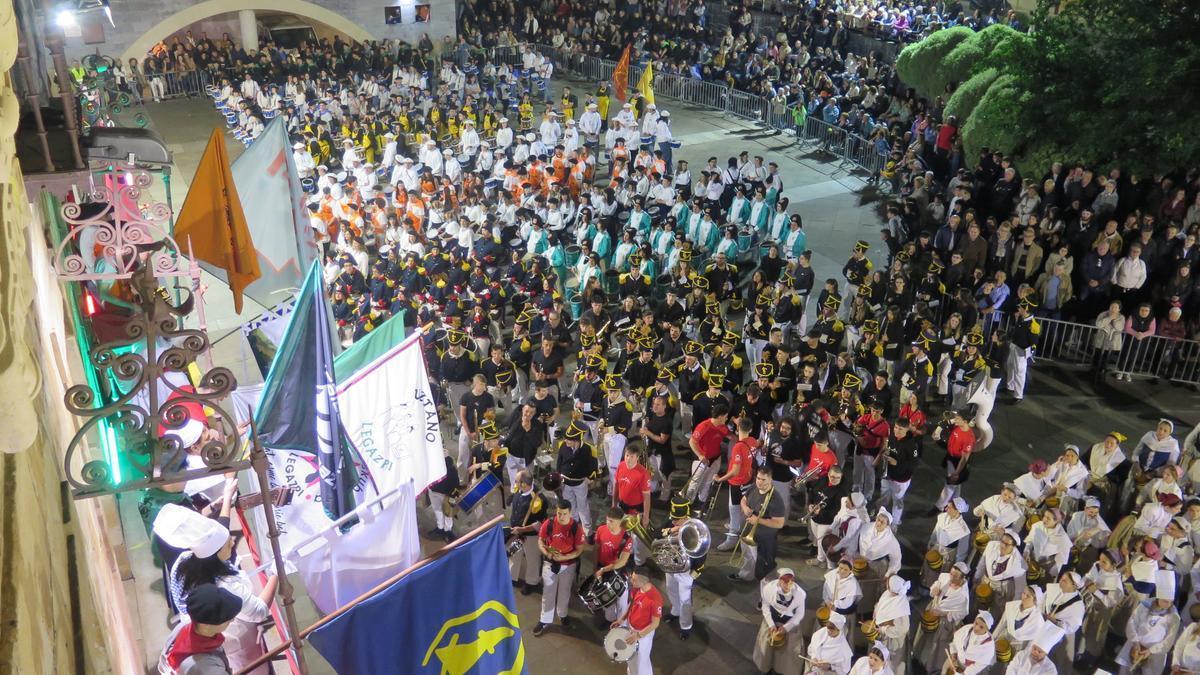 La tamborrada de Legazpi.