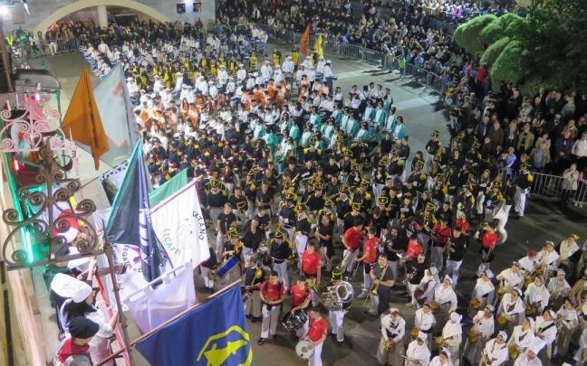 La tamborrada de Legazpi.