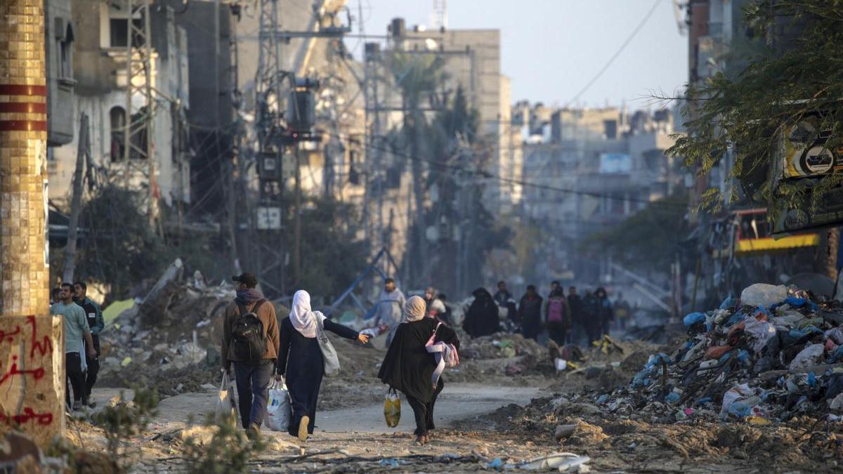 Los ataques sobre Gaza no cesan y la cifra de muertos ronda los 25.000 palestinos.