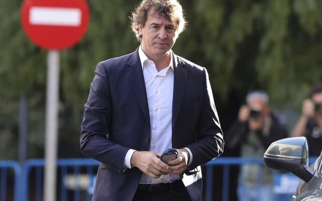 David Sánchez, a su llegada a la última sesión de juicio en la Audiencia Provincial de Badajoz