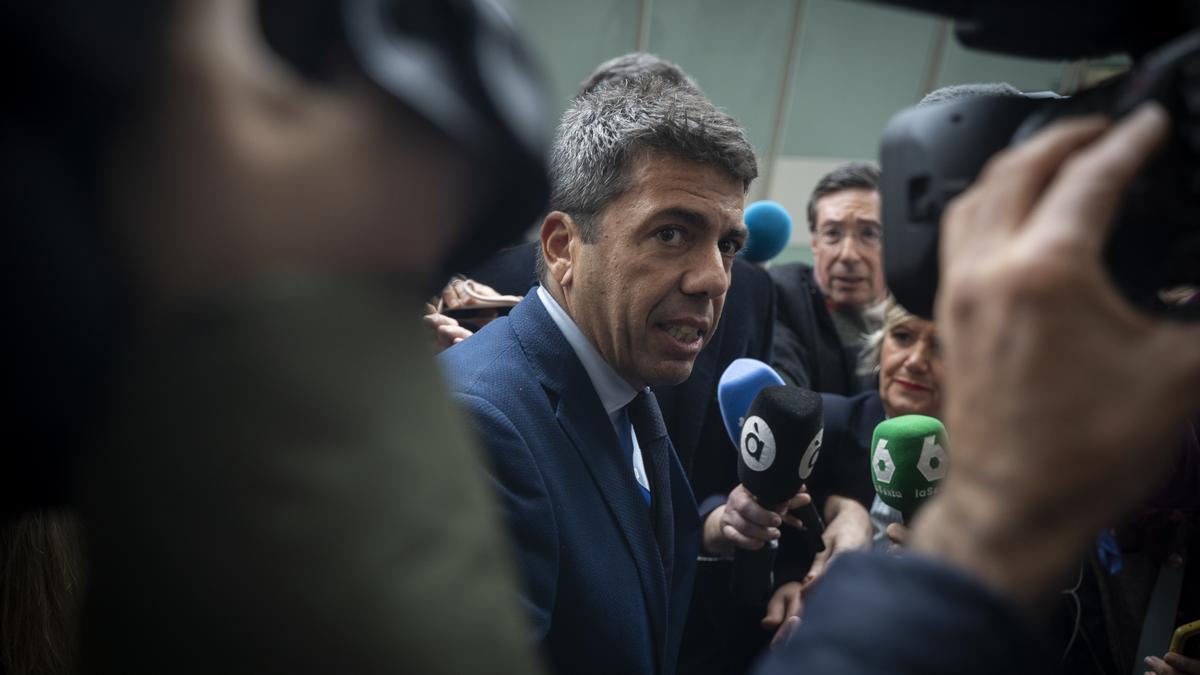 Los escoltas y al chófer de Mazón son llamados a declarar