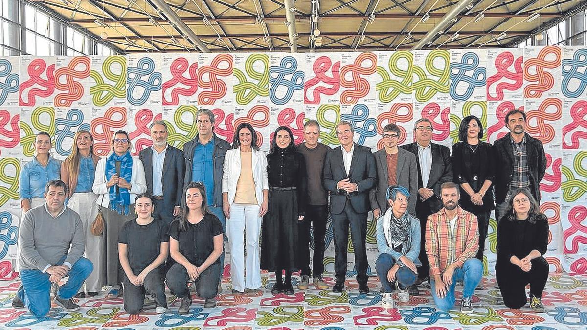 Presentación de Durangoko Azoka en Landako Gunea