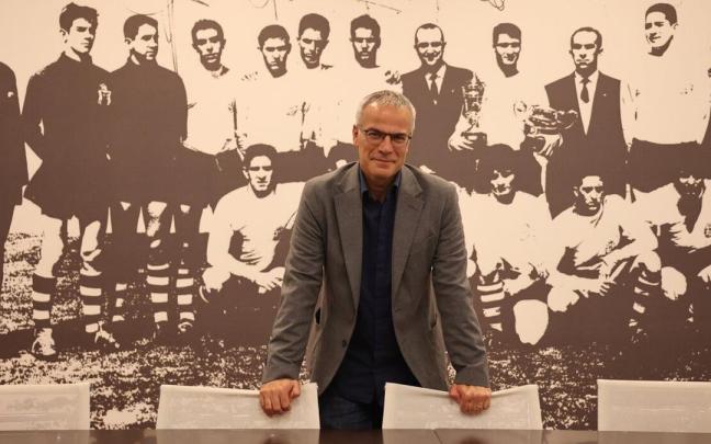 Manu Diaz, presidente de la Federación Guipuzcoana de Fútbol / IKER AZURMENDI