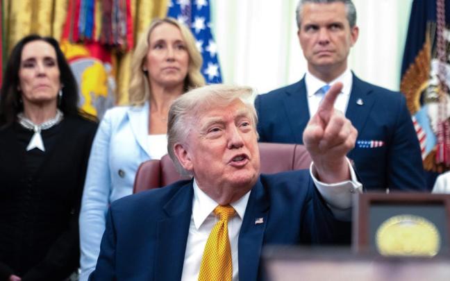 Trump, en la Casa Blanca.