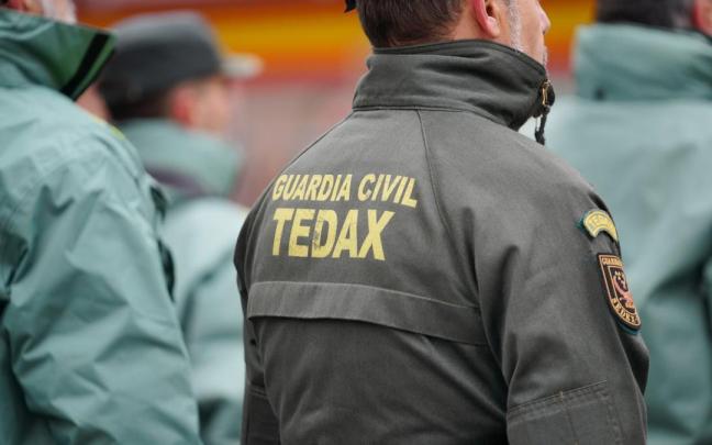 Un guardia civil Tedax.