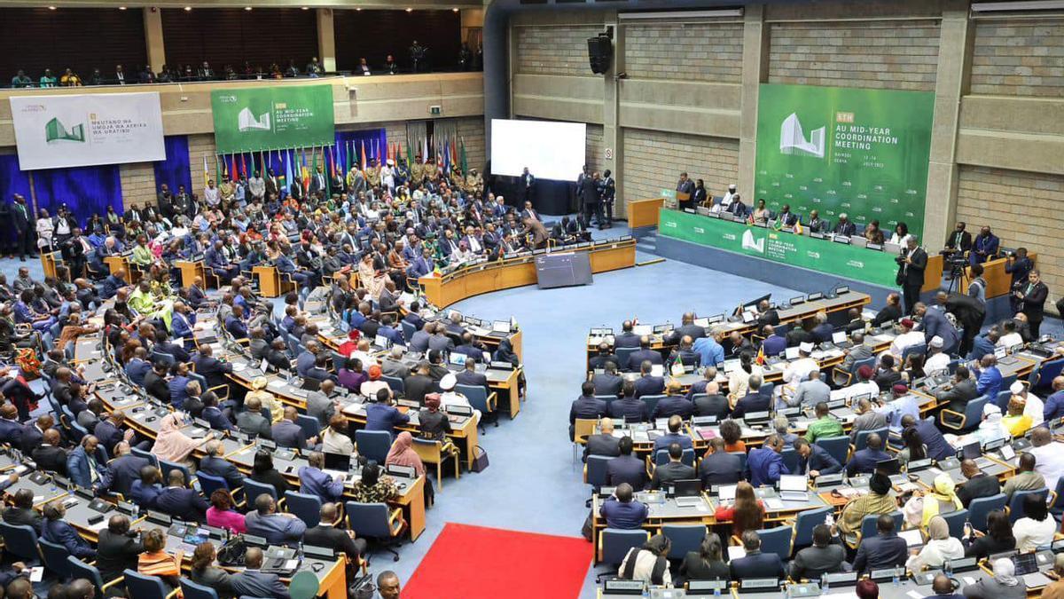 Una reunión de la Unión Africana en Kenia, en una imagen de archivo