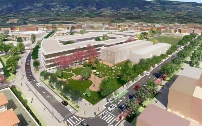 Recreación de cómo será el futuro ámbito San Miguel-Anaka de Irun.