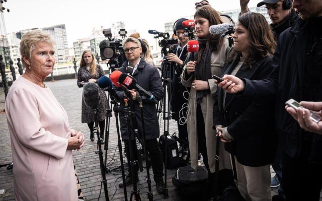 La líder de la principal confederación sindical de Dinamarca, Lizette Risgaard.
