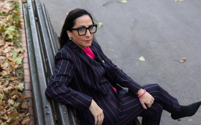 La consejera de Educación, Begoña Pedrosa, en la sesión de fotos previa a esta entrevista.