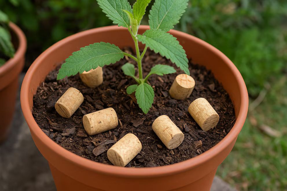 Imágen ilustrativa del uso de corchos