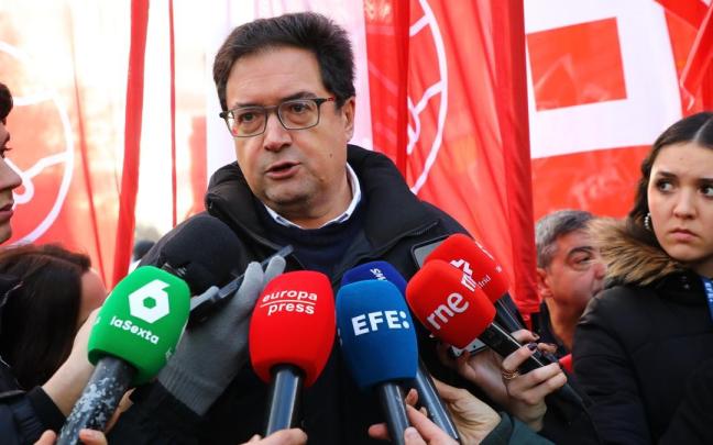 El secretario general del PSOE de Madrid y ministro para la Transformación Digital y de la Función Pública, Óscar López.