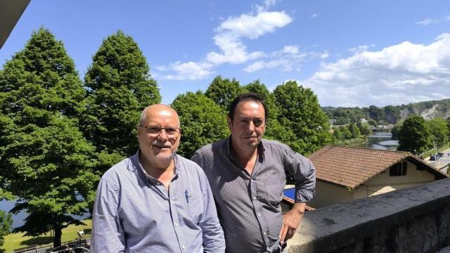 José Barreiro y Enrique Aizpiolea