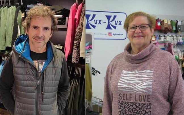 Alex Albisua y Mertxe Cobos.