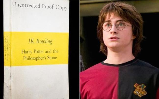 La primera edición subastada de 'Harry Potter y la piedra filosofal' se compró por 15 céntimos. / Hansons / Warner Bros La primera edición subastada de 'Harry Potter y la piedra filosofal' se compró por 15 céntimos.