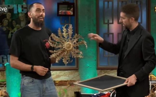 Borja Iglesias y David Broncano, en 'La Revuelta'