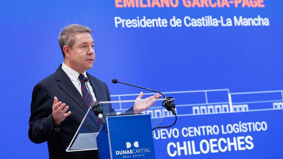 El presidente de Castilla La Mancha, Emiliano García Page