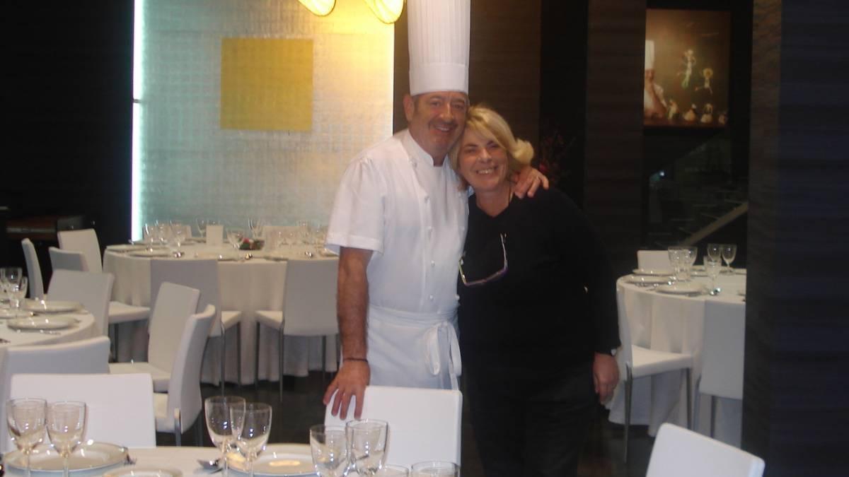 Karlos Arguiñano y su esposa en una foto de archivo