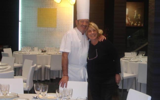 Karlos Arguiñano y su esposa en una foto de archivo