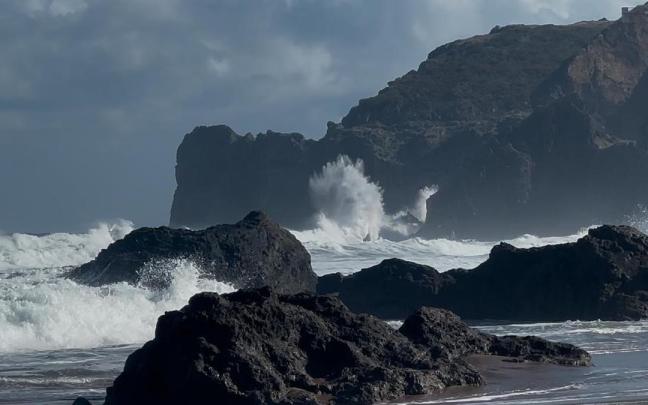 Oleaje en la costa vasca