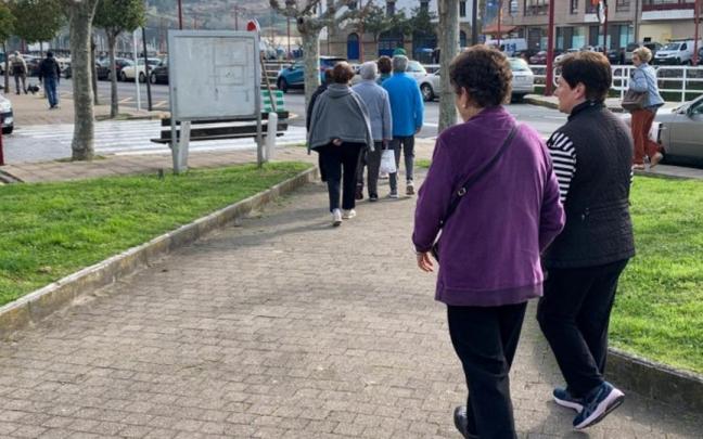 Zumaiarras mayores en una sesión de Tipi Tapa.