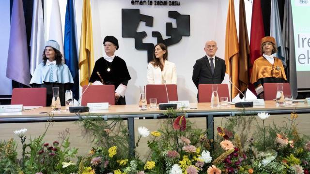 Inauguración del curso académico 2026-2027 de Euskal Herriko Unibertsitatea (EHU).
