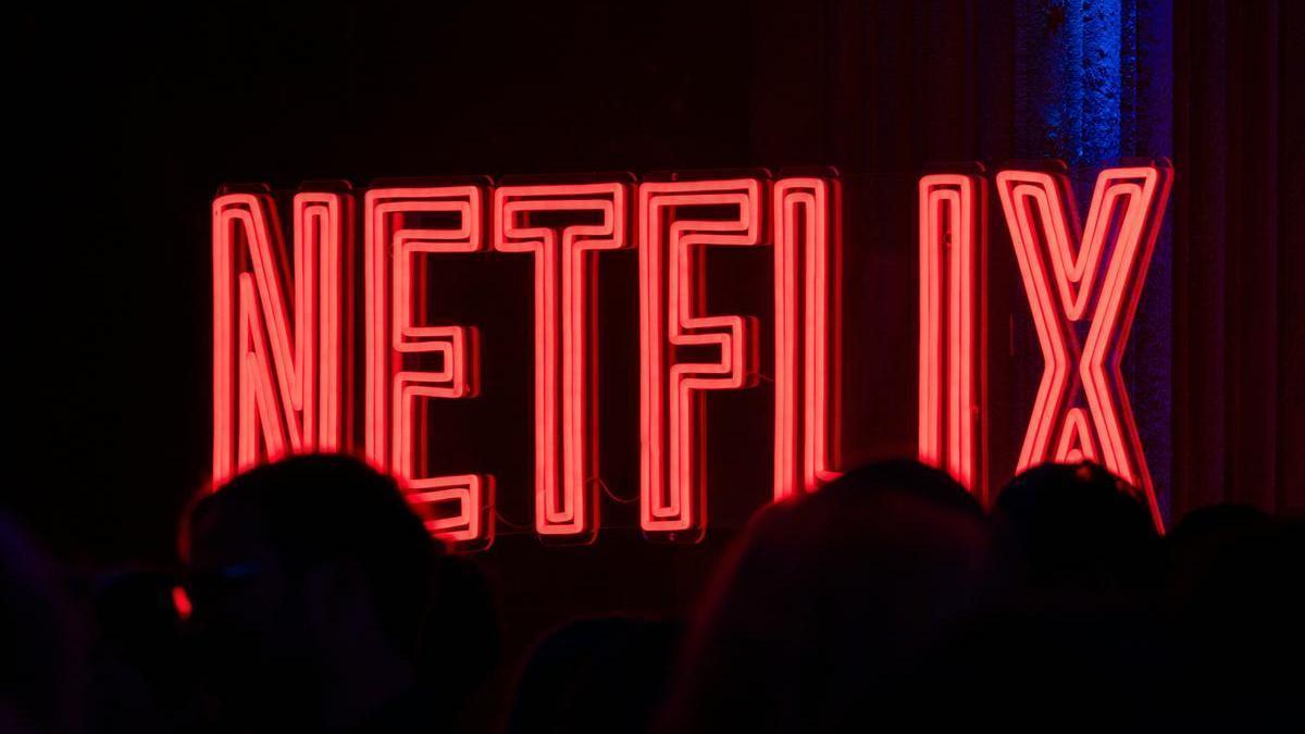 La iconografía de Netflix durante un evento de la plataforma.