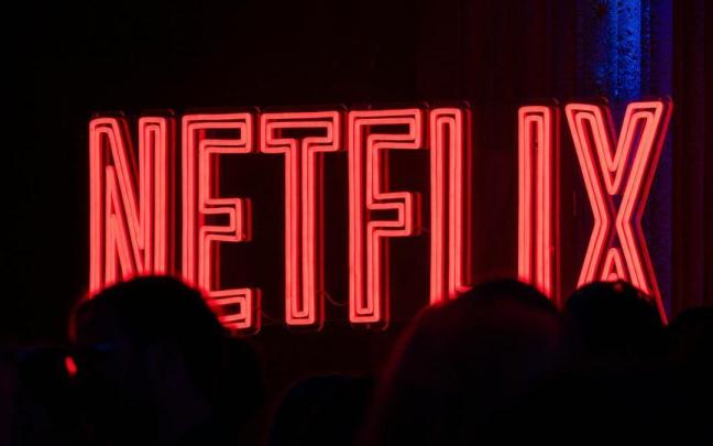 La iconografía de Netflix durante un evento de la plataforma.