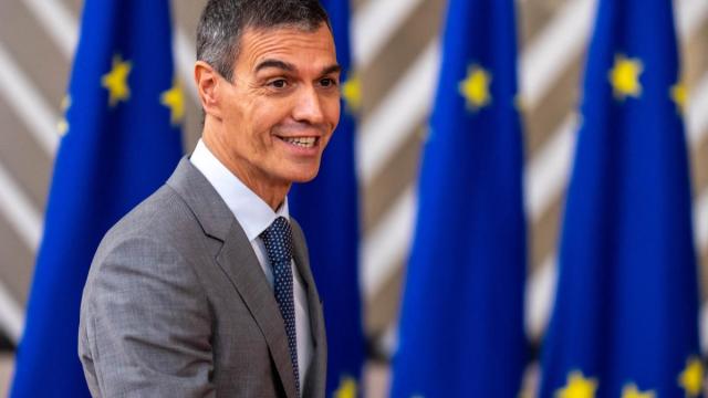 El presidente del Gobierno español, Pedro Sánchez, en Bruselas.