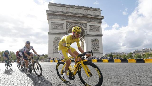 Tadej Pogacar, campeón del Tour por quinta vez.