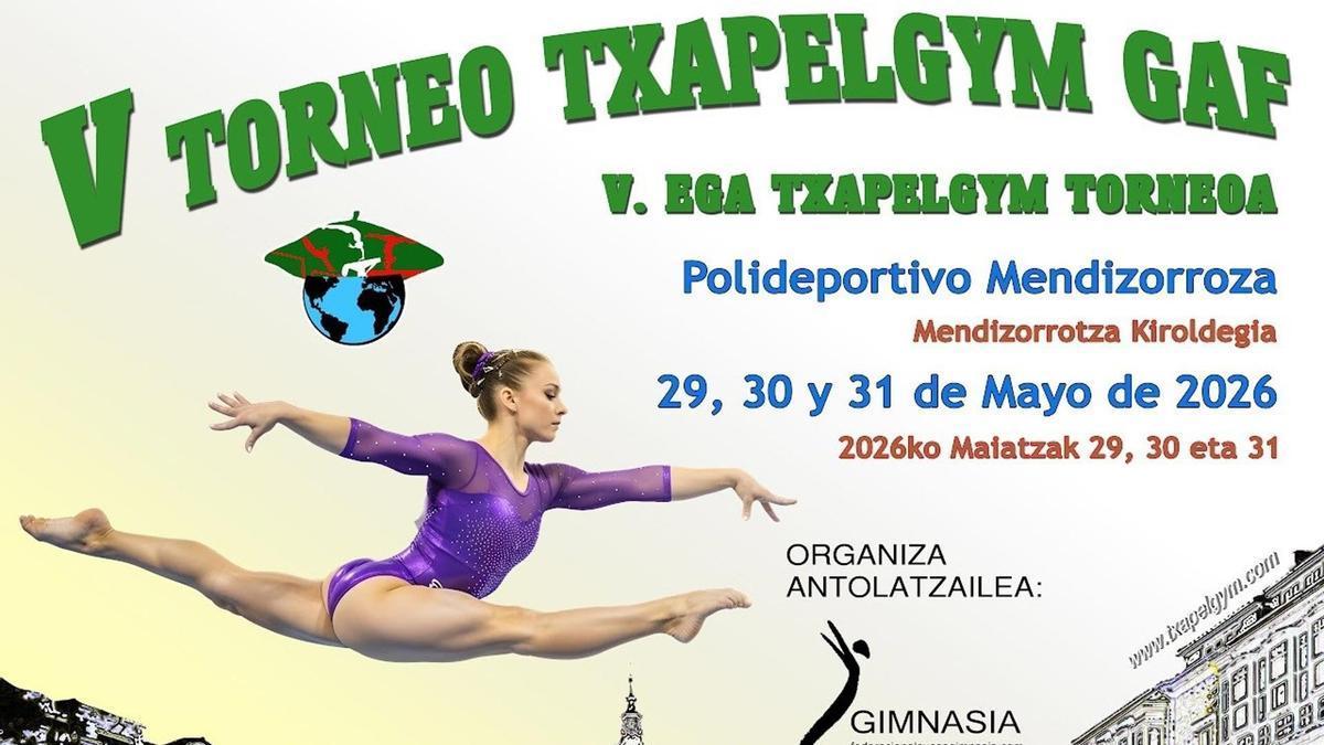 Txapelgym Emakumezkoen Gimnastika Artistikoko Nazioarteko Txapelketak 32 klubetako 700 gimnasta bilduko ditu Gasteizen.